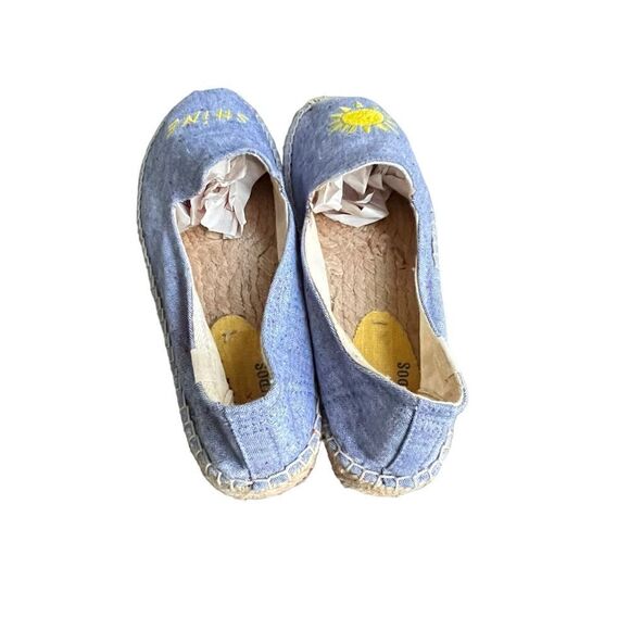 Soludos x Mary Matson Sunshine Embroidered Espadrilles 8.5 - Picture 5 of 6